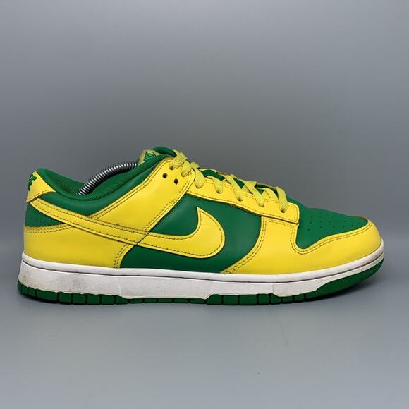 Nike Dunk‎ Low Retro Reverse Brazil Running Shoes DV0833-300 Men's Sz 11 - Picture 4 of 10